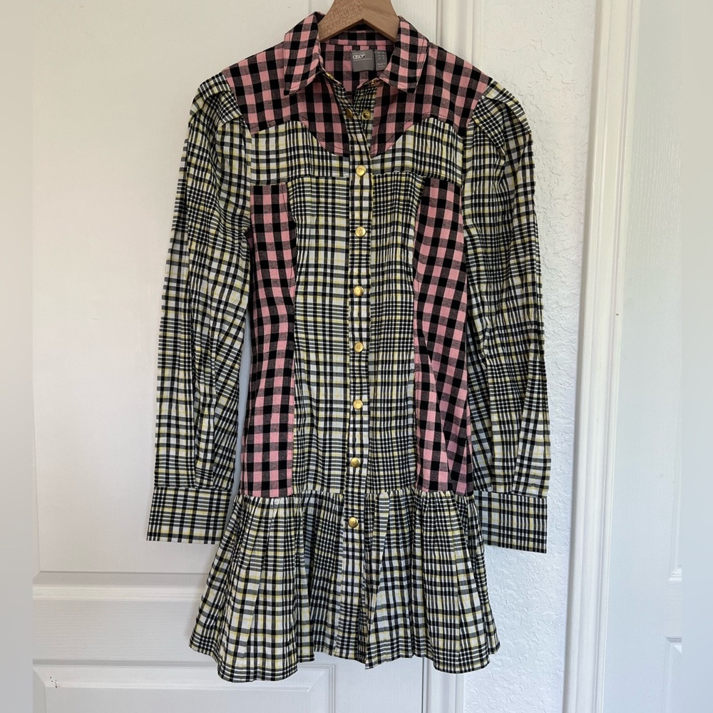 ASOS Western-Style Plaid Shirt-Dress | 4